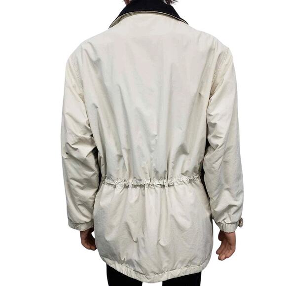 Eddie Bauer Parka Jacket Coat XL Full Zip Fleece Quilted Lined Insulated Stone - Picture 2 of 12